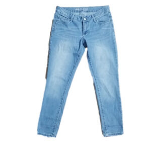 Old Navy Rock Star Jeans Light Wash Ankle Crop Womens 6